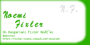 noemi fixler business card